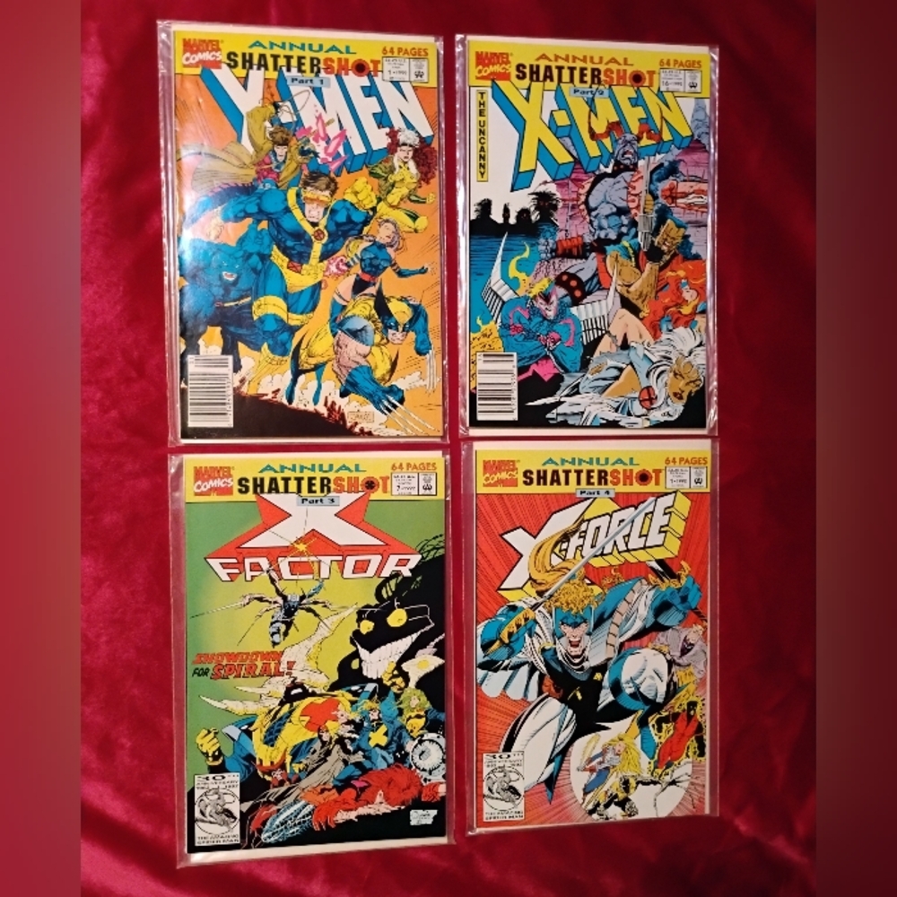 Crossover 1992 Annual Shattershot 4 Part Comic Book Set